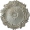 Ekena Millwork Plymouth Ceiling Medallion (Fits Canopies up to 1 5/8"), Hnd-Painted Flash Gold, 16 3/4"OD x 1 3/8"P CM16PLFLS - alternate 1